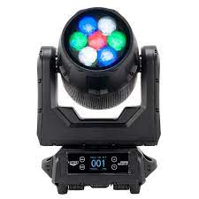 Adj hydro wash x7 cabeza móvil tipo wash ip65 con 7 leds osram rgbw de 40w